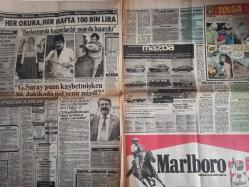Tan Gazetesi -17 Mart 1986 - Samime Sanay - Ferdi Tayfur - Ayşen Selvi - Muazzez Balaban - Murteza Elgin - Aydemir Akbaş - Nurhan Damcıoğlu - Bahar Öztan - Kenan Evren - İsmet Erdem - Hüseyin Öztürk - Faye Dunaway - Virna Lisi - Oliver Reed - Ahmet Vardar - Kemal Kumkumoğlu - Ramazan Öztürk - Fatoş İncegüzel - Ali Kızıltuğ - Ali Doğan - Ali Baştuğ - Elmas Battal - Mevlüt Aksoy - Yasin Basatuğrul - Ertuğrul Çayıroğlu - Tolga Çizgi Romanı - Abdullah Turhan - Marlboro Sigara Reklamı - Emel Sayın - Metin Akpınar - Şener Şen - Ursula Andress - Nilüfer - Mustafa Öztürk - Gilbert Becaud - Levon Hamalyan fotoğraf ve haberi - Tam Takım Gazete