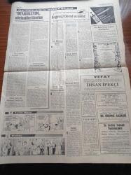 Cumhuriyet Gazetesi - 21 Aralık 1966- Kurucusu Yunus Nadi - Doktor Hikmet Sami Türk - Bağımsız Devlet Ve Sonuç - Sovyet Başbakanı Kosigin Ankara'da - Ekrem Alican Personel Kanunu Bir Skandaldır - Türkiye İşçi Partisi - Sadun Aren - Türkiye Milli Talebe Federasyonu Genel Başkanı Sencer Güneşsoy Genelkurmay Başkanı Cemal Tural - Kıbrıs Türk Cemaati Lideri Doktor Fazıl Küçük