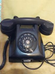 Çevirmeli Telefon, ERICSSON LM  BAKALİT MASA ÜSTÜ ÇEVİRMELİ TELEFON - ( Çok Temiz Durumda, Ağize de Küçük bir Çıtı var.) - Made SWEDEN /İsveç Üretimi.