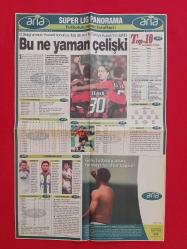 Taraftar Fotomaç Gazetesi Spor Sayfası - 3 Eylül 2002 - Beşiktaş