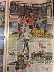 Milliyet Gazetesi , 3 Nisan 2016 , Duyunca Üzüldüm , Recep Tayyip Erdoğan , Haslet Soyöz , Demet Evgar , Sarp Levendoğlu , Azeri - Ermeni Savaşın Eşiğinde , Fikstür Değişti , Galatasaray , Emre Çolak Özür Diledi , Eskişehirspor , Bilal Kısa , Önce Riekerink Sonra Muslera