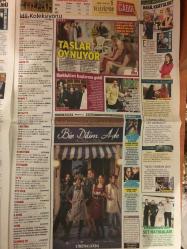 Milliyet Cadde Gazetesi , 3 Nisan 2016 , Mahalle Ve Ağa Dizilerinden Sıkıldık , Orhan Aydın , Pınar Altuğ , Ebru Şallı , Kenan Doğulu , İlker Kaleli , Burçin Terzioğlu , Yasemin Allen , Erdal Beşikçioğlu , Melis Birkan , Seda Bakan , Aras Bulut İynemli