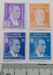 1936-1937 ÜÇÜNCÜ ATATÜRK SERİSİ POSTA PULLARI MNH TAM SERİ 2024 KATALOK DEĞERİ; 800.00TL SS2RR1A NADİR