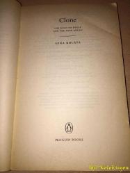 CLONE : The Road to Dolly and the path ahead -  Gina Kolata - Penguin Books - İngilizce Kitap (CLONE: Dolly'ye Giden Yol ve Önümüzdeki Yol)