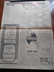 Cumhuriyet Gazetesi - 21 Ekim 1965 - Kurucusu Yunus Nadi - İlhan Selçuk - Profesör Doktor Haydar Furgaç - Seçimde Partiye İhanet Edenler Ceza Görecek - Kemal Satır - Osman Bölükbaşı Yüzlerce Mektup Alıyormuş - Başbakan Suat Hayri Ürgüplü Yarın İstifa Edecek - Türk İş Başkanı Seyfi Demirsoy Seçim Sonrası Görüşünü Açıkladı
