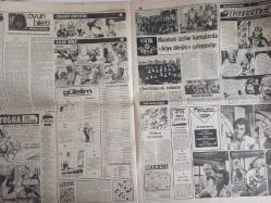 Sarmaşık Magazin Aktüalite Fotoroman Gazetesi - 13 Temmuz 1977 - Yaşar Eyice - Tatlı Rüya: Turizm haberi - Kirk Douglas - Gülriz Devrim - Walt Disney - Gökben - Oyun Bileti haberi - Mehmet Seyda - Çılgın Amanda - Uzay Yolu çizgi romanı - Tolga Dişi Panter çizgi romanı - Abdullah Turhan - Çocuk Dünyası haberi - Alime Şengül - Remziye Kadayıfçılar - Faruk Tunay - Hazreti Ali çizgi romanı - Suat Yalaz - Mektuptaki Kader fotoromanı - Laila Regazzi - Roberto Predolin - Luis La Torre - Nurhan Damcıoğlu -Dr. Welby - Lale ORaloğlu - Sedef Bacı - Sezer Güvenirgil - Güngörmez Dursun - Biyonik Zühtü çizgi romanı - Celal Kandemiroğlu fotoğraf ve haberi - Tam Takım Gazete