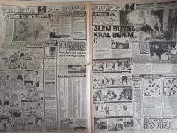 Gün Gazetesi - 24 Ekim 1993 - Paşa Aydın - Deniz Baykal - Mehmet Gazioğlu - Tuğgeneral Aydın - Tansu Çiller - Cevdet Selvi - Meriç Köyatası - Cindy Crawford - Can Pulak - Engin Ardıç - Şevket Okant - Ünal Erkan - Barış Manço - Ayşe Gruda - Aykut Oray - Selda Bağcan - Esmeray - Kamil Sönmez - Mine Koşan - Nejat Alp - Elif Ilgaz - John Frank Kennedy - İlker Sarıer - Sylvia Weinstock - Lütfü Oflaz -  Müslüm Gürses - Reşo Ağa Çizgi Romanı - Süleyman Gök - Leyla Melek - James Coburn - Kraliçe Elizabeth - Prenses Diana - Aydın Güven Gürkan - Cevdet Selvi - Necati Zincirkıran - Şahin Aydın - Bülent Aydın - Nazan Aydın - Şakir Süter - Celal Toprak - Canan Orbay - Şevket Yalaz - Mahsun Kırmızıgül - Dick Tracy - Pembe Yıllar - Silahların Kanunun - Bizim Mahalle - Yıldız Savaşları çizgi romanı - A Milli Futbol Takımı - Aykut Kocaman - Şenol Güneş fotoğraf ve haberi - Tam Takım Gazete
