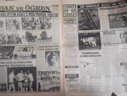 Gün Gazetesi - 5 Mart 1973 - Özer Derbil - Mehmet Kemal - Süleyman Demirel - Turhan Feyzioğlu - Kemal Satır - Faruk Gürler -Fehim Babacan - İsmet İnönü - Meral Yeşilırmak - Fahrettin Altay - Bedia Adalı - Bülent Ecevit - Aydın Akbıyıkoğlu - Salih Güney - Aklınızda Bulunsun haberi - Cebinizdeki Para haberi - Uyanık Şoförün Hikayesi fotoromanı - Melek Görgün - Gökçe Güven - Atilla Ergin - Hazreti İbrahim fotoromanı - Ustura Kemal Çizgi Romanı - Haldun Sevel - Azmi Nihat Erman - Talat Güreli - Gemici Sinbad - Cüneyt Alp çizgi romanı - Ferit Öngören - Reşat İleri - Gırgır Çizgi Romanları Eki - Bak ve Öğren haberi - Serpil Karakurum - Bediz Al - Dünyayı Aydınlatan Nur Çizgi Romanı - Münif Fehim - Mehmet Gündoğan - Sevil Basılgan fotoğraf ve haberi - Tam Takım Gazete