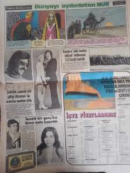 Gün Gazetesi - 5 Mart 1973 - Özer Derbil - Mehmet Kemal - Süleyman Demirel - Turhan Feyzioğlu - Kemal Satır - Faruk Gürler -Fehim Babacan - İsmet İnönü - Meral Yeşilırmak - Fahrettin Altay - Bedia Adalı - Bülent Ecevit - Aydın Akbıyıkoğlu - Salih Güney - Aklınızda Bulunsun haberi - Cebinizdeki Para haberi - Uyanık Şoförün Hikayesi fotoromanı - Melek Görgün - Gökçe Güven - Atilla Ergin - Hazreti İbrahim fotoromanı - Ustura Kemal Çizgi Romanı - Haldun Sevel - Azmi Nihat Erman - Talat Güreli - Gemici Sinbad - Cüneyt Alp çizgi romanı - Ferit Öngören - Reşat İleri - Gırgır Çizgi Romanları Eki - Bak ve Öğren haberi - Serpil Karakurum - Bediz Al - Dünyayı Aydınlatan Nur Çizgi Romanı - Münif Fehim - Mehmet Gündoğan - Sevil Basılgan fotoğraf ve haberi - Tam Takım Gazete