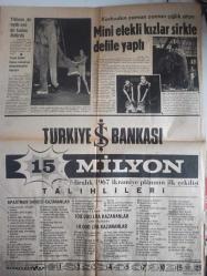 Son Aktüalite Gazetesi - 5 Temmuz 1967 - Sayı:376 -Caniler Kralı Killing,Generalin Hazinesi fotoromanı-Seni dansöz yapacağım diyen 67 yaşındaki terzi Fuat Yücel,17 yaşındaki kızı kaçırdı fotoğraflı haberi- Şerif Daldıçıklı - Bir Avcı, Annesini Öldürdüğü Boncuk'u Biberonla Besliyor haberi - Ahmet Alsu - Şerif Daldıçıktı - Generalin Hazinesi haberi - Emine Bacı - Dursun Salkım - Üçüncü Gözü ile Gören Adam hikayesi - Maurice Woodruff - Pierre Cardin Çocuklara da El Attı - Tokyo Ginza Deniz Yatağı Reklamı - Türkiye İş Bankası Reklamı - Çağla Kurtuluş - Mini Etekli Kızlar Sirkte Defile Yaptı fotoğraf ve haberi - Tam Takım Gazete