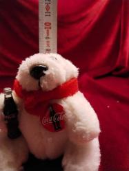 ANAHTARLIK COCA COLA  AMBLEMLİ SEVİMLİ KUTUP AYICIĞI (ÇOK ÇOK ENDER) 99