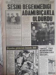 Son Aktüalite Gazetesi - 10 Mayıs 1969 - Sayı:1036 - Celal Bayar - İsmet İnönü - Celalettin Çetin - Süleyman Demirel - Adnan Menderes - Tam 32 Yıldır Süren Kin Sona Erince Herkes Şaşırdı haberi - Bu Durum Seks Hayatına Tesir Eder Mi? haberi - Sevgilisi Terk Edince İntihara Kalktı haberi - Mehmet Ali Bakır - Hikmet Şengüler - Evleneceği Kız Kaçırılınca Damat Açlık Grevine Başladı haberi - Adil Tahtacı - İstanbullular Artık Havada Gezecekler haberi - Kadının Fendi Kralı Yenemedi haberi - Kaldırımdan Kaçan Kadın fotoromanı - Emine Bacı - Teodora Hikayesi - Danny Kaye - Marlene Dietrich - İş Bulundu ve İntihar Etmekten Caydı haberi - Yeni Zelanda'da Tarih Öncesi Kalıntılar Bulundu haberi - Sesini Beğenmediği Adamı Bıçakla Öldürdü haberi - Yaşar Şamdanlı - Nişanlısı Gözlerinin Önünde Öldü fotoğraf ve haberi - Tam Takım Gazete