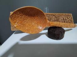 ahşap kaşık ve dekorluk objo