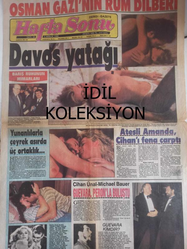 Haftasonu Türkiye nin En İyi Magazin Gazetesi 2 Aralık 1988  