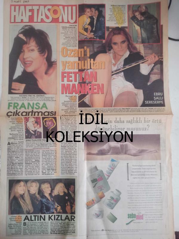 Haftasonu Türkiye nin En İyi Magazin Gazetesi 5 Mart 1997 Ebru  