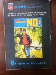ZAGOR - SAYI 311 - DÜŞMAN GEMİ - 250 KURUŞ SERİ  - 7.5.1976 - M.SEZEN YALÇINER - TAY YAYINLARI - ARKA KAPAK MISTER NO