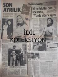 Haftasonu Türkiye'nin En İyi Magazin Gazetesi - Yıl 9 Sayı21 - Türkan Şoray - Rüçhan Adlı - Son Ayrılık haberi - Mine Mutlu - Mahmut Cevher - Ünal Çulha - Görünmeye Adamın Gözüyle haberi - Bahar Yorgunluğunun Altından Şeker Çıkabilir haberi - Tatil Gününü Zehir Eden Kazalar haberi - Etap Marmara Yüzme Havuzu Reklamı - Rejim Rehberi fotoğraf ve haberi - Gazete Tam Değildir Sadece 2 Sayfası Mevcuttur