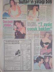 Haftasonu Türkiye'nin En İyi Magazin Gazetesi - 11 Ocak 1991 - Sayı:2 - Hülya Avşar - Tanju Çolak - Bebek Davası haberi - Aysu Çolak - Sema Kendirci - Turgut Özal - Hakkı Bulut - Semra Özal - Türkan Şoray - Sultan'ın Yatağı Boş haberi - Nazan Şoray - Aslıhan Tükel - Emrah Hattat - Ömre Bedel Armağan fotoğraf ve haberi - Gazete Tam Değildir Sadece 2 Sayfası Mevcuttur
