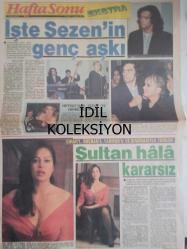 Haftasonu Türkiye'nin En İyi Magazin Gazetesi - 13 Aralık 1991 - Sayı:50 - Sezen Aksu'nun Genç Aşkı haberi - Türkan Şoray - Rüçhan Adlı - Sultan hala kararsız haberi - Seyyal Taner - Paradoksal Devinimde Mutlu Son haberi - İlhan İrem - Yelpaze fotoromanı dergisi reklamı fotoğraf ve haberi - Gazete Tam Değildir Sadece 2 Sayfası Mevcuttur - İdil Koleksiyon