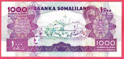 SOMALILAND 1000 SHILLINGS 2014 UNC ÇİL