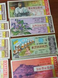 1970 ve  1980 yılların milli piyangoları 11adet