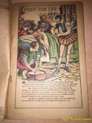 FİGHT FOR LİFE - Gilberton World Wide Publications - İngilizce Karikatür Çizgi Roman (YAŞAM İÇİN SAVAŞ)