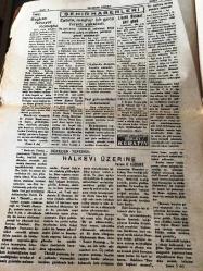 BALIKESİR  BALIKESİR POSTASI YEREL TAŞRA BASINI - 27 Şubat 1948 YIL :6 SAYI :1581- Çek meselesi Londra da fena tepkiler  uyandırdı - Yeni füzeler yine şimal memleketlerinden  görülmeğe başlandı - Manifaturacılıkla ilgisi olmayan bir köy muhtarı nasıl olurda köylüye mensucat tevzi edebilir - -Halkevi üzerine :yazan  H.Bozkurt - lisede Mehmet Akif Günü -DP Eşya Piyangosu Biletleri  Satışa Çıkarıldı -Balıkesir Örmeciler Küçük Sanat Kooperatifinden -