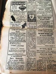 BALIKESİR  BALIKESİR POSTASI YEREL TAŞRA BASINI - 27 Şubat 1948 YIL :6 SAYI :1581- Çek meselesi Londra da fena tepkiler  uyandırdı - Yeni füzeler yine şimal memleketlerinden  görülmeğe başlandı - Manifaturacılıkla ilgisi olmayan bir köy muhtarı nasıl olurda köylüye mensucat tevzi edebilir - -Halkevi üzerine :yazan  H.Bozkurt - lisede Mehmet Akif Günü -DP Eşya Piyangosu Biletleri  Satışa Çıkarıldı -Balıkesir Örmeciler Küçük Sanat Kooperatifinden -