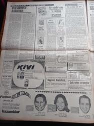 Cumhuriyet Gazetesi - 27 Şubat 1969 - Kurucusu Yunus Nadi - Nadir Nadi - İlhan Selçuk - Şevket Süreyya Aydemir - Nesrin Sipahi - Fatma Girik - Adnan Menderes'in Dramı Yazı Dizisi - Cevdet Sunay Kanlı Gösterileri Takbih Etti - 6. Filo Ziyaretleri Şimdilik İptal Edildi - Levi Eşkol Öldü İsrail'de İktidar Kavgası Başlıyor - Yaser Arafat - Galatasaray