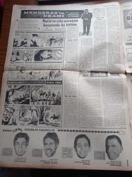Cumhuriyet Gazetesi - 27 Şubat 1969 - Kurucusu Yunus Nadi - Nadir Nadi - İlhan Selçuk - Şevket Süreyya Aydemir - Nesrin Sipahi - Fatma Girik - Adnan Menderes'in Dramı Yazı Dizisi - Cevdet Sunay Kanlı Gösterileri Takbih Etti - 6. Filo Ziyaretleri Şimdilik İptal Edildi - Levi Eşkol Öldü İsrail'de İktidar Kavgası Başlıyor - Yaser Arafat - Galatasaray