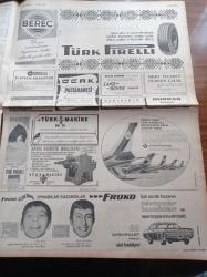 Cumhuriyet Gazetesi - 27 Şubat 1969 - Kurucusu Yunus Nadi - Nadir Nadi - İlhan Selçuk - Şevket Süreyya Aydemir - Nesrin Sipahi - Fatma Girik - Adnan Menderes'in Dramı Yazı Dizisi - Cevdet Sunay Kanlı Gösterileri Takbih Etti - 6. Filo Ziyaretleri Şimdilik İptal Edildi - Levi Eşkol Öldü İsrail'de İktidar Kavgası Başlıyor - Yaser Arafat - Galatasaray