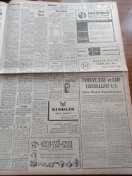 Cumhuriyet Gazetesi - 27 Şubat 1969 - Kurucusu Yunus Nadi - Nadir Nadi - İlhan Selçuk - Şevket Süreyya Aydemir - Nesrin Sipahi - Fatma Girik - Adnan Menderes'in Dramı Yazı Dizisi - Cevdet Sunay Kanlı Gösterileri Takbih Etti - 6. Filo Ziyaretleri Şimdilik İptal Edildi - Levi Eşkol Öldü İsrail'de İktidar Kavgası Başlıyor - Yaser Arafat - Galatasaray