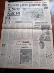 Cumhuriyet Gazetesi - 27 Şubat 1969 - Kurucusu Yunus Nadi - Nadir Nadi - İlhan Selçuk - Şevket Süreyya Aydemir - Nesrin Sipahi - Fatma Girik - Adnan Menderes'in Dramı Yazı Dizisi - Cevdet Sunay Kanlı Gösterileri Takbih Etti - 6. Filo Ziyaretleri Şimdilik İptal Edildi - Levi Eşkol Öldü İsrail'de İktidar Kavgası Başlıyor - Yaser Arafat - Galatasaray