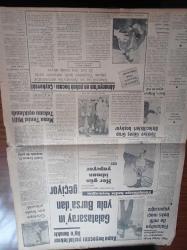 Cumhuriyet Gazetesi - 28 Mart 1969 - Kurucusu Yunus Nadi - Nadir Nadi - Adnan Menderes'in Dramı Yazı Dizisi - Şevket Süreyya Aydemir - Aygaz Tankeri Ege Denizinde Alabora Oldu - Demiryolları Bakım Fabrikaları 3 Lokomotifle Birlikte Yandı Zarar 30 Milyon - Romen Devlet Başkanı Ceaucescu Dünyada Barış Dileğinde Bulundu - Galatasaray'ın Yolu Bursa'dan Geçiyor - Masa Yenisi Milli Takımı Açıklandı