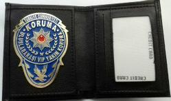 VİP YAKIN KORUMA-ROZETLİ CÜZDANI 2AD +KEMER ROZETİ 1AD SATINAL-SADECE YAKIN KORUMA KIMLIKLI,YAKIN KORUMA GOREVLISINE SATILIR.SIVILE ve YAKIN KORUMA KIMLIGI OLMAYANA SATILMAZ