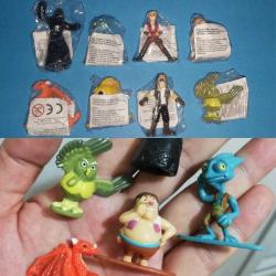 Çizgi film Animasyon kahramanları karakter figür oyuncak lar hepsi Beraber Koleksiyon dekor hediye obje aksesuar süs nostalji tasarım hobi eğlence vintage aksesuar promosyon reklam Hediyelik dekorluk retro tasarım aslan max leena higga ejderha sarı kuş profesör baykuş twitch kirpi gölgelerin efendisi Sıfır paketli 8 li set halinde minik minyatür oyuncak lot set