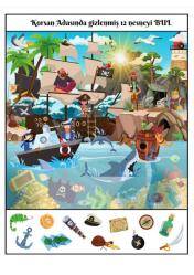 Gizli Resimleri Bulma YAZ-SİL Kitabı