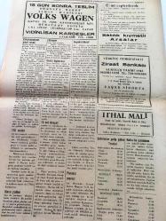 BALIKESİR  BALIKESİR POSTASI YEREL TAŞRA BASINI --26 Nisan 1960 YIL:18 SAYI :5172- Menderes  Cento Toplantısı İçin Bugün Tahran 'a Gidiyor -Sırrı Yırcalı Ankara'ya Gitti-15. Cinayet Savaştepe 'de İşlendi  Bir kadın atılan taşlarla öldürüldü --Havran yolunda  otobüs devrildi --Seyahat  dövizleri  günün  şartlarına  uydurulacak -Zezeleden  İran da 40 bin Nüfuslu  bir şehir  harap oldu ---Çocuklarımızın Geçit  Resmi  Münir Yenal --Vali Kazım Arat Ankara dan Dönüyor --Faydasız sayılan bilgilerden  büyük ölçüde istifade ediliyor - Pamuklu dokuma işçileri için 150 ev  yaptırılacak --Bozulan ciltlerin  düzeltmek kabil fakat  önce sabır lazım --Tokyo da eski Türk  sanat eserleri  sergisi  açıldı -Türkiye büyük hamleler  kaydeden  bir memlekettir --
