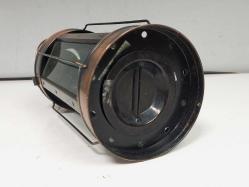 Vintage Madenci Formunda Metal Gazyağı Feneri