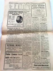 BALIKESİR  BALIKESİR POSTASI YEREL TAŞRA BASINI --22 NİSAN 1960 YIL :18 SAYI :5169 - Haluk Şaman Yarın Geliyor - Subayların  birer sene kıdem alması sağlanıyor - 23 Nisan Milli  Hakimiyet ve  Çocuk Bayramı --Nato   tarafından  Marmara  Adasına  Radar İstasyonu  Kurulacak - PTT nin İlgisine Teşekkürler  Münir Yenal -THY  Yaz Tarifesine 24  Nisan da Başlıyor ---Memleketimizde  erkekler  kadınlardan az  yaşıyor -Doktor  :İbrahim Kemal  Yalçın -Ruslar  Menderese  Uçak Gönderecek - Hollanda  lalesine Atatürk adı  verilecek - İlan Sanayi Vekaletten -Türkiye  Cumhuriyeti  Ziraat Bankası  Kuruluş  Tarihi  1863  Sermayesi  :750.000.000 TL--