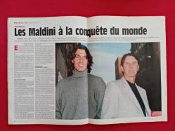 France Football Dergisi - 9 Haziran 1998 - FİFA World Cup - Fransa 1998 Dünya Kupası - Ronaldo, Brezilya, Maldini, İtalya