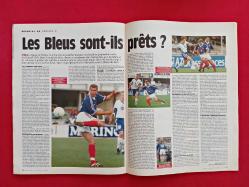 France Football Dergisi - 9 Haziran 1998 - FİFA World Cup - Fransa 1998 Dünya Kupası - Ronaldo, Brezilya, Maldini, İtalya
