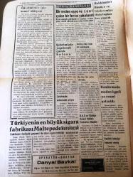 BALIKESİR  BALIKESİR POSTASI YEREL TAŞRA BASINI - 20 NİSAN 1960 YIL :18 SAYI :5167- 23 Nisan Çocuk Bayramını Kutlama Programı Hazır - İzmir Belediye Reisinin İstifa Edeceği Söylendi -Sındırgıda Kertil 'e Evvel ki  Kırmızı Kar Yağdı - Silahsızlanma Konferansı  Dün Cenevre de Başladı -Ortalama Olarak  Günde  4444 Kilo Et Yeniyor - Devlet Müesseselerinde Çalışanlara İlave Hediye - Doğan Kardeş  15  Yaşında  Münir Yenal -Öğretmenler için sanat atölyesi - Mahkumlara ve Himaye  ve Islah Cemiyetinin  toplantısı yapıldı --Türkiye 'nin   en büyük  sigara  fabrikası Maltepe  kurulacak --Japon  Kadınlarının Taksitle  Alışveriş   Sistemi  Kurtardı --