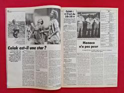 France Football Dergisi - 28 Şubat 1989 - Galatasaray, Tanju Çolak, Real Madrid - Ciltten Çıkma