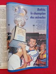 France Football Dergisi - 28 Şubat 1989 - Galatasaray, Tanju Çolak, Real Madrid - Ciltten Çıkma