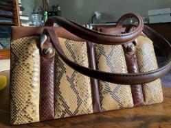 Yılan Derisi Kadın Çantası