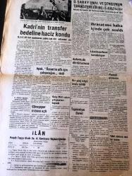 ANKARA POLATLI POSTASI GAZETESİ YEREL TAŞRA BASINI --9 Ağustos 1958 YIL :2 SAYI :514- Mahsül bu sene rekor seviyede - Türkiye de pamukçuluk kongresi  toplanıyor - Fındık  kaçakçılığı  tahkikatı  genişliyor --Amerikan  çıkarması Lübnan da Büyük Bir Katliamı  Önledi - 14 bin hayvana koruyucu  aşı tatbik edildi -  Seni Vatansız Seni : A. Celal Şimşek - Kadri 'nin transfer  bedeline haciz  kondu -  Güneş Spor Sezonu Açtı --Galatasaray Ünal ve Şengunun Transferlerine  İtiraz Ediyor - Lastik  serbest  bırakılıyor ---İhracat son hafta  içinde çok azaldı --