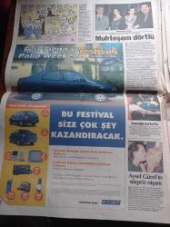 Hürriyet Gazetesi - 24 Eylül 1998 - Recep Tayyip Erdoğan'ın Siyasi Hayatı Bitti - Recep Tayyip Erdoğan Siirt'te Yaptığı Konuşmadan Dolayı 10 Ay Mahkumiyet Aldı - Alaattin Çakıcı İle Devlet Bakanı Eyüp Aşık'ın Görüşmesi Basıma Sızdı - Kaset Depremi - Türkan - Hande Ataizi - İbrahim Tatlıses - Ülkerspor - Yeni Amokachi Geliyor