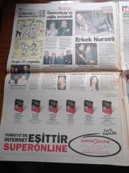 Hürriyet Gazetesi - 13 Ekim 1998 - Alaattin Çakıcı 600 Milyar Dağıttı - Orhan Gencebay'ın Oğlunun Nikâh Şahidi Sakıp Sabancı - İşte Alaattin Çakıcı'nın Fatma Uçan ablası - Necla Nazır Atatürk Kadınıyım Elhamdülillah - Köprüde Türban Eylemi - Mehmet Ağar'a Şok Suçlama - Mehmet Eymür - Elvir Boliç  Sakatlandı
