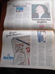 Hürriyet Gazetesi - 13 Ekim 1998 - Alaattin Çakıcı 600 Milyar Dağıttı - Orhan Gencebay'ın Oğlunun Nikâh Şahidi Sakıp Sabancı - İşte Alaattin Çakıcı'nın Fatma Uçan ablası - Necla Nazır Atatürk Kadınıyım Elhamdülillah - Köprüde Türban Eylemi - Mehmet Ağar'a Şok Suçlama - Mehmet Eymür - Elvir Boliç  Sakatlandı